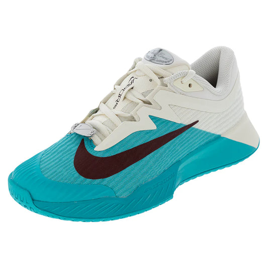 Women`s Vapor Pro 3 PRM Tennis Shoes Dusty Cactus and Dark Team Red NIKE 5 Blue