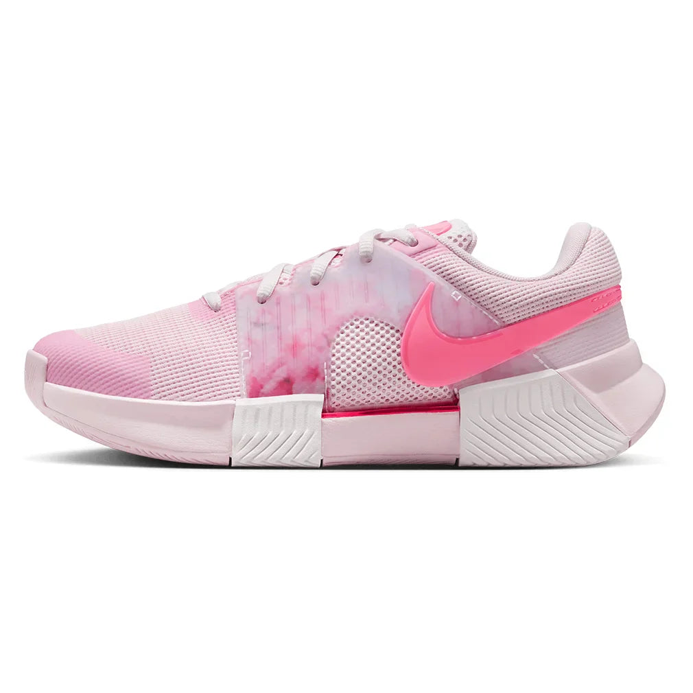 Women`s GP Challenge 1 Osaka Tennis Shoes Dusty Cactus and Dark Team Red NIKE