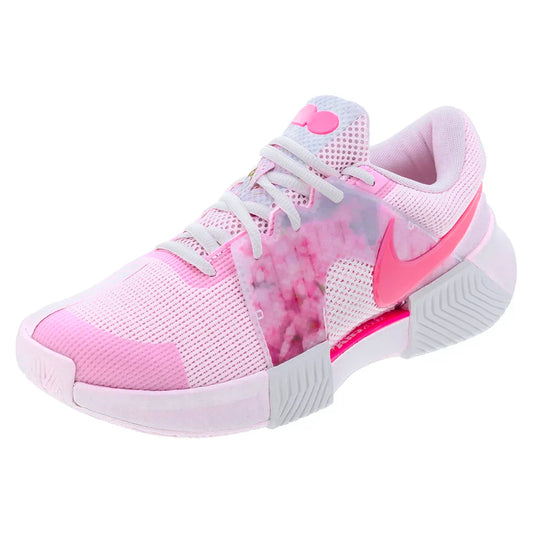 Women`s GP Challenge 1 Osaka Tennis Shoes Dusty Cactus and Dark Team Red NIKE 5 Pink