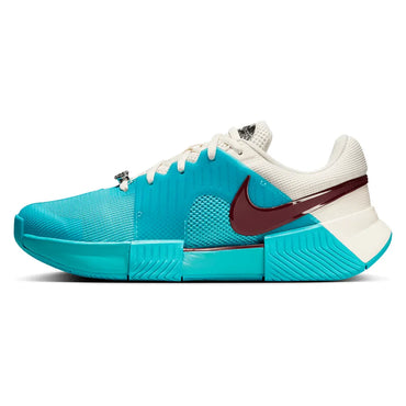 Women`s GP Challenge 1 PRM Tennis Shoes Dusty Cactus and Dark Team Red NIKE