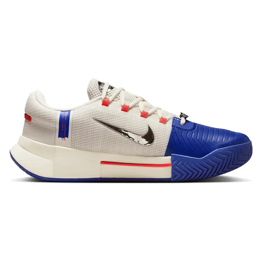 Men`s GP Challenge 1 PRM Tennis Shoes Deep Night and Light Crimson NIKE