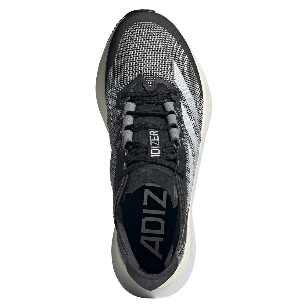 Women`s Adizero Boston 12 Running Shoes Core Black and White ADIDAS