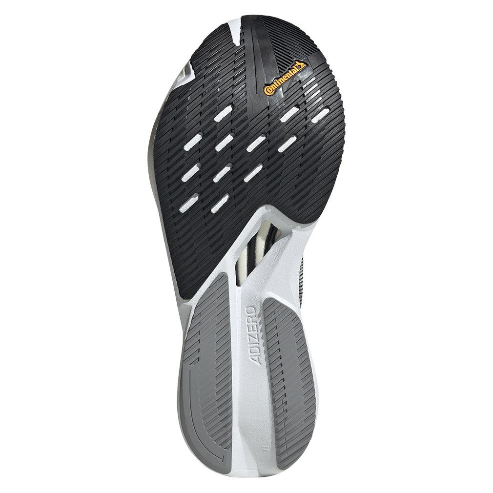 Women`s Adizero Boston 12 Running Shoes Core Black and White ADIDAS