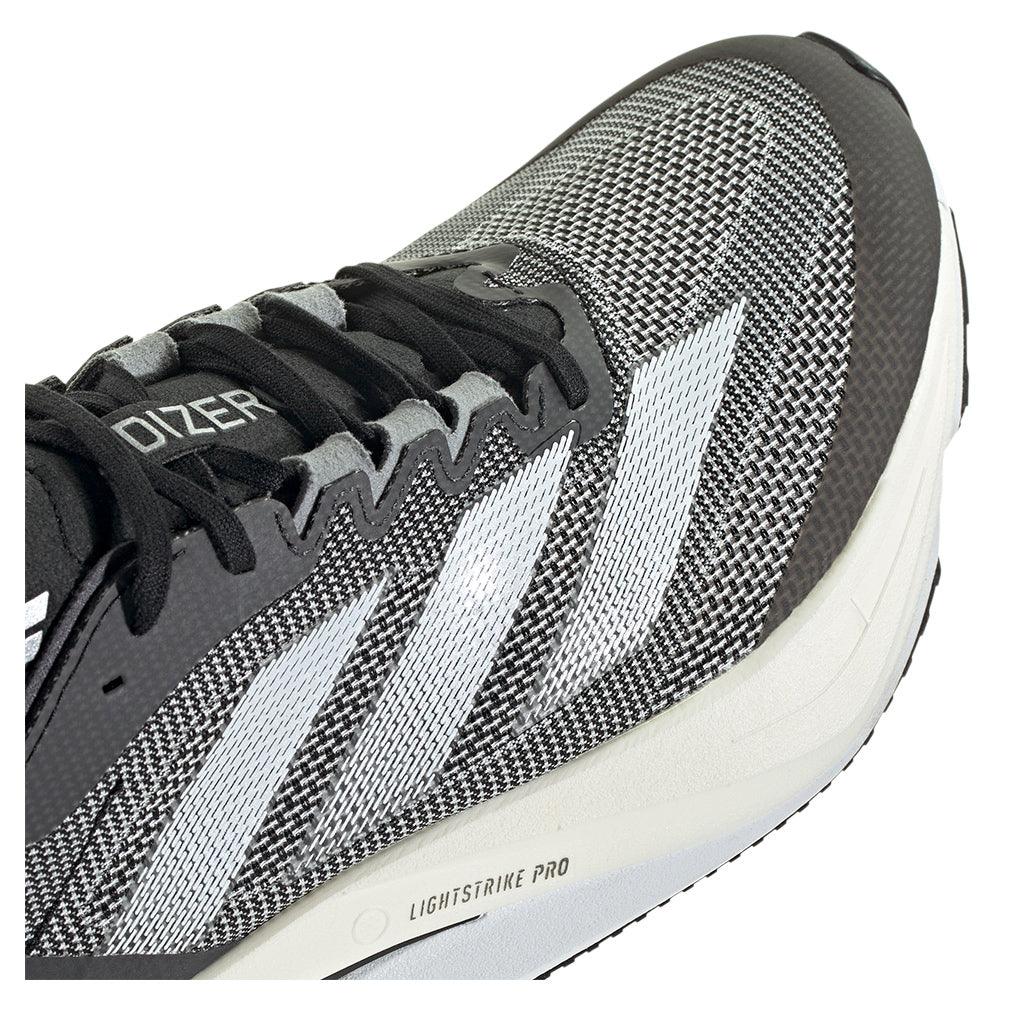 Women`s Adizero Boston 12 Running Shoes Core Black and White ADIDAS