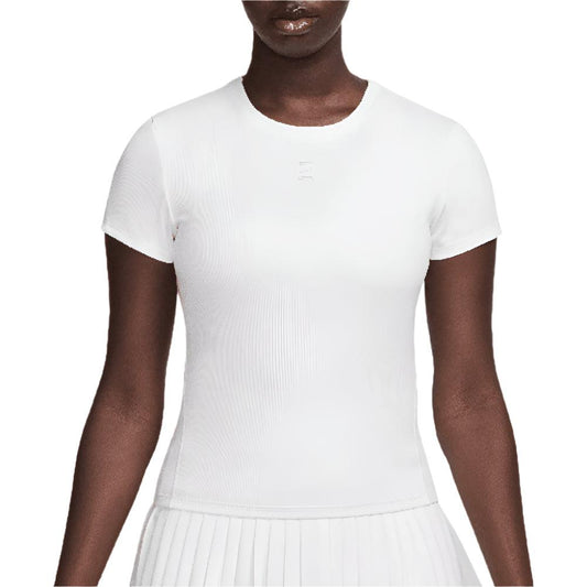 Women`s Dri-Fit Advantage Short Sleeve Tennis Top NIKE XS 100_WHITE