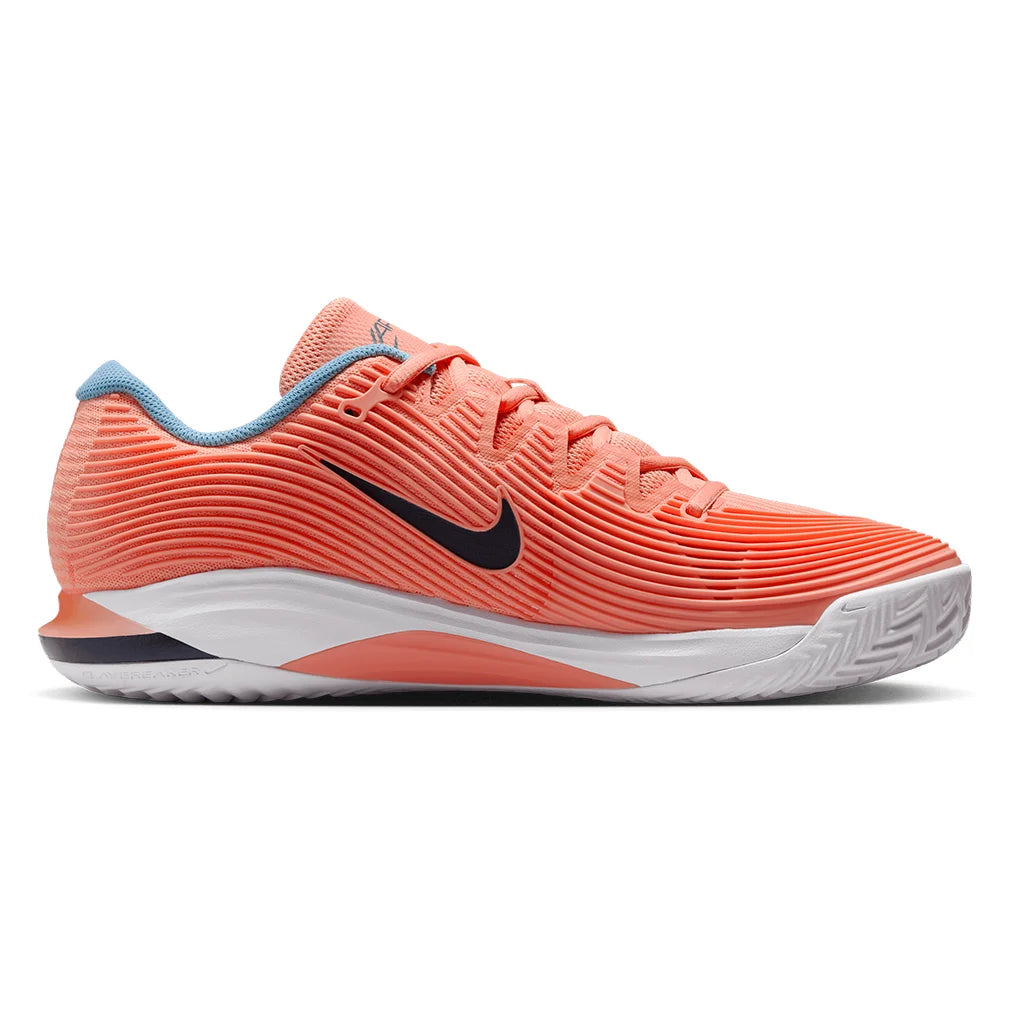 Men`s Zoom Vapor 12 Clay Tennis Shoes Apricot Agate and Obsidian NIKE