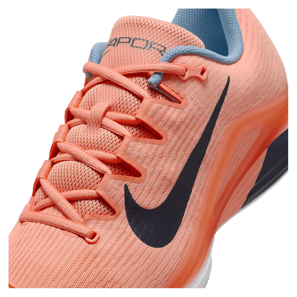 Men`s Zoom Vapor 12 Clay Tennis Shoes Apricot Agate and Obsidian NIKE
