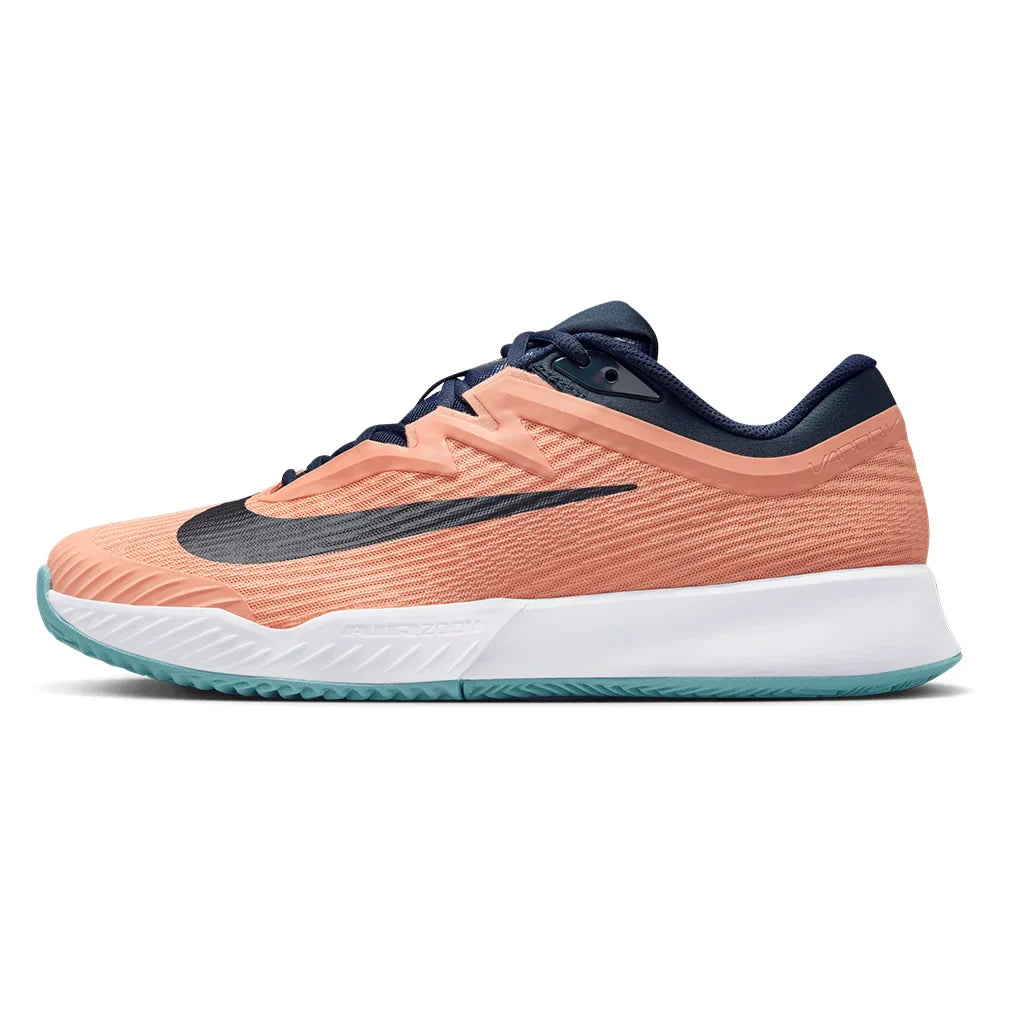 Men`s Zoom Vapor Pro 3 Clay Tennis Shoes Apricot Agate and Obsidian NIKE