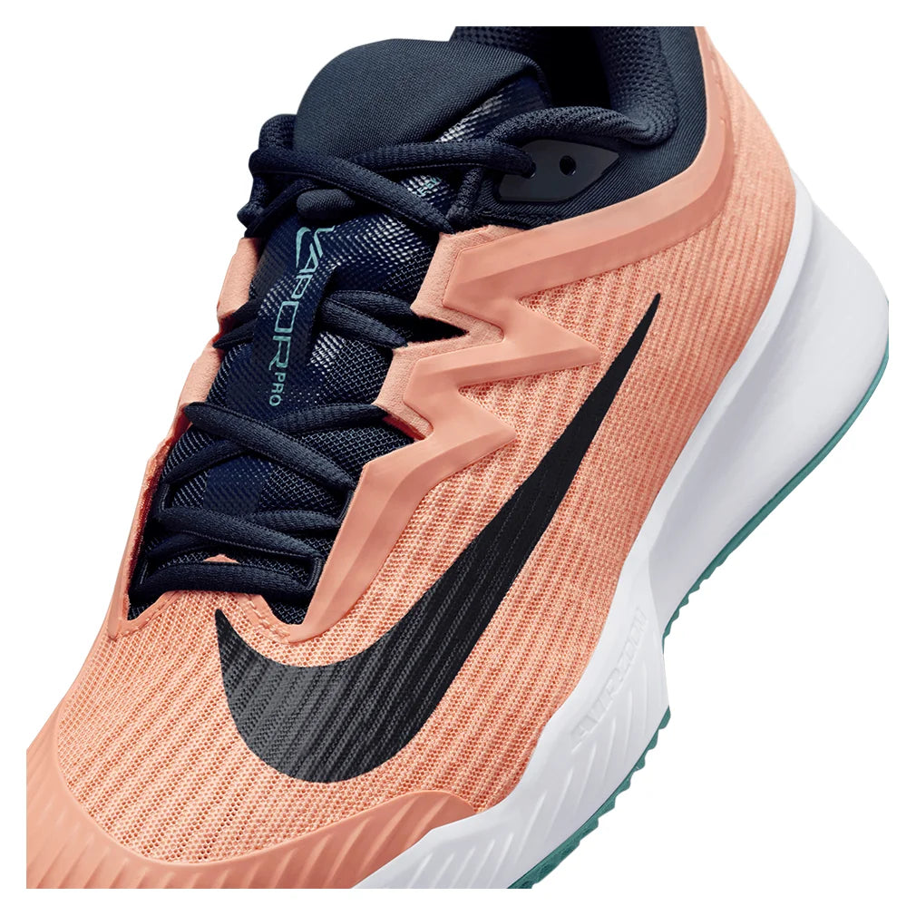 Men`s Zoom Vapor Pro 3 Clay Tennis Shoes Apricot Agate and Obsidian NIKE