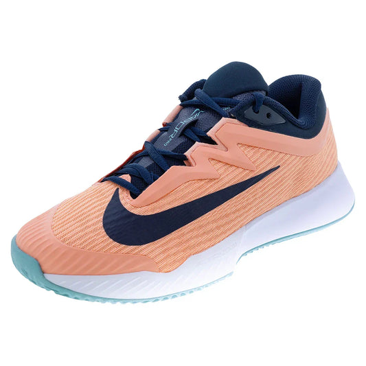 Men`s Zoom Vapor Pro 3 Clay Tennis Shoes Apricot Agate and Obsidian NIKE 6 Orange
