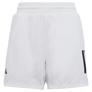 Boys' Club 3-Stripe Tennis Shorts White Boys Apparel ADIDAS S