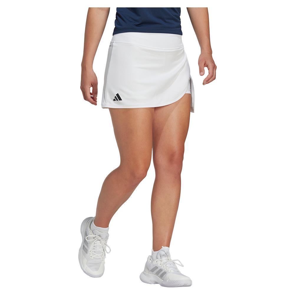 Women's Club Tall Tennis Skort White Womens Apparel ADIDAS M