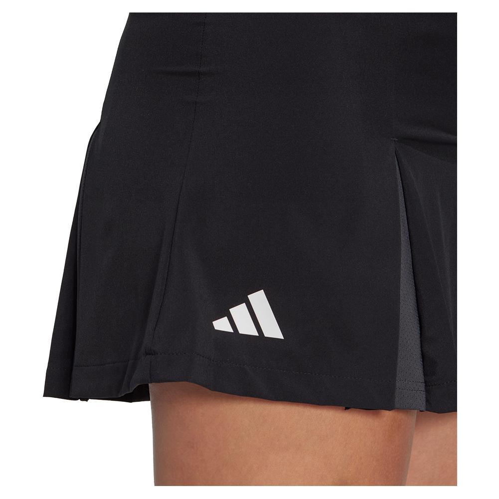 Women's Club Pleated Tennis Skort Black Womens Apparel ADIDAS S