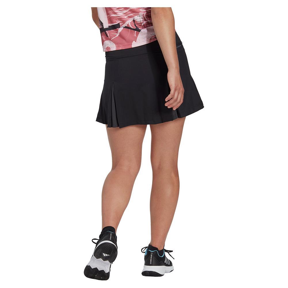 Women's Club Pleated Tennis Skort Black Womens Apparel ADIDAS