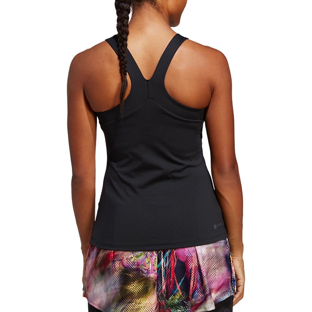 Women's Y-Back Tennis Tank Black Womens Apparel ADIDAS