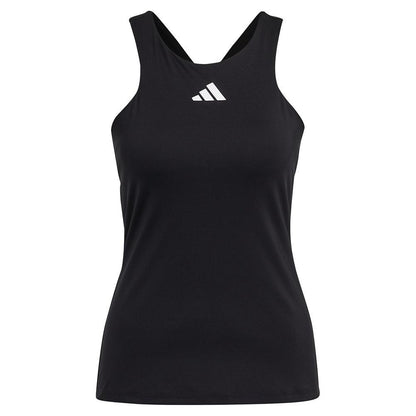 Women's Y-Back Tennis Tank Black Womens Apparel ADIDAS