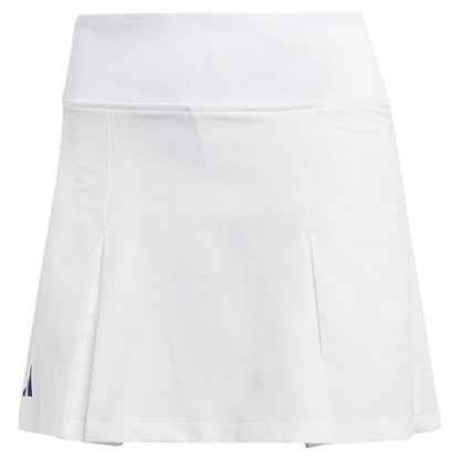 Women's Club Pleated Tennis Skort White Womens Apparel ADIDAS