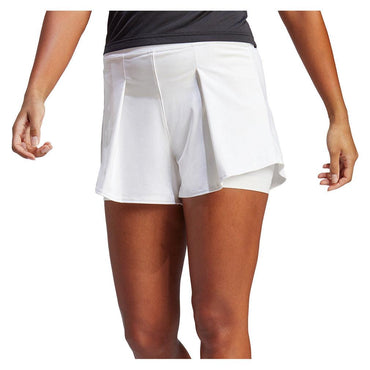 Women`s Match Tennis Shorts White WOMENS APPAREL ADIDAS