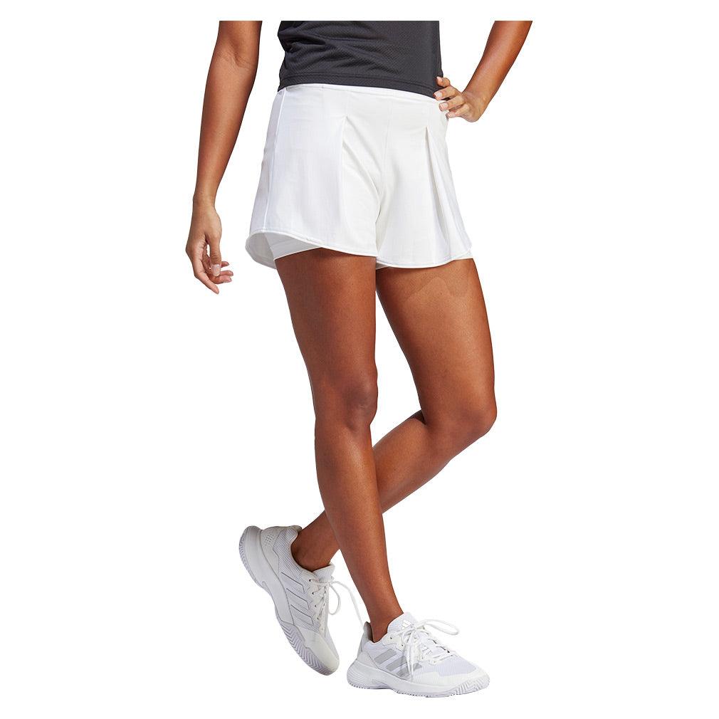 Women`s Match Tennis Shorts White WOMENS APPAREL ADIDAS