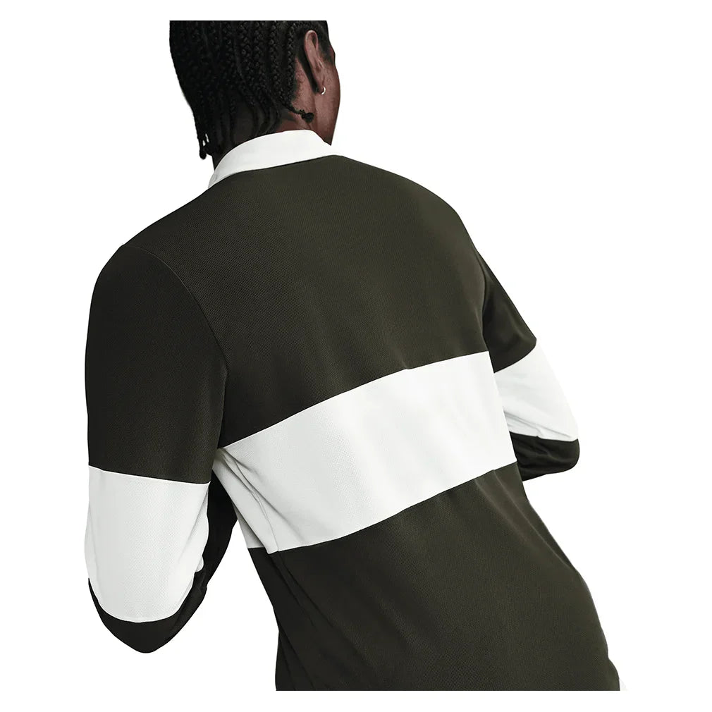 Men`s Paris Court Dri-FIT Advantage Slam Long Sleeve Tennis Polo NIKE