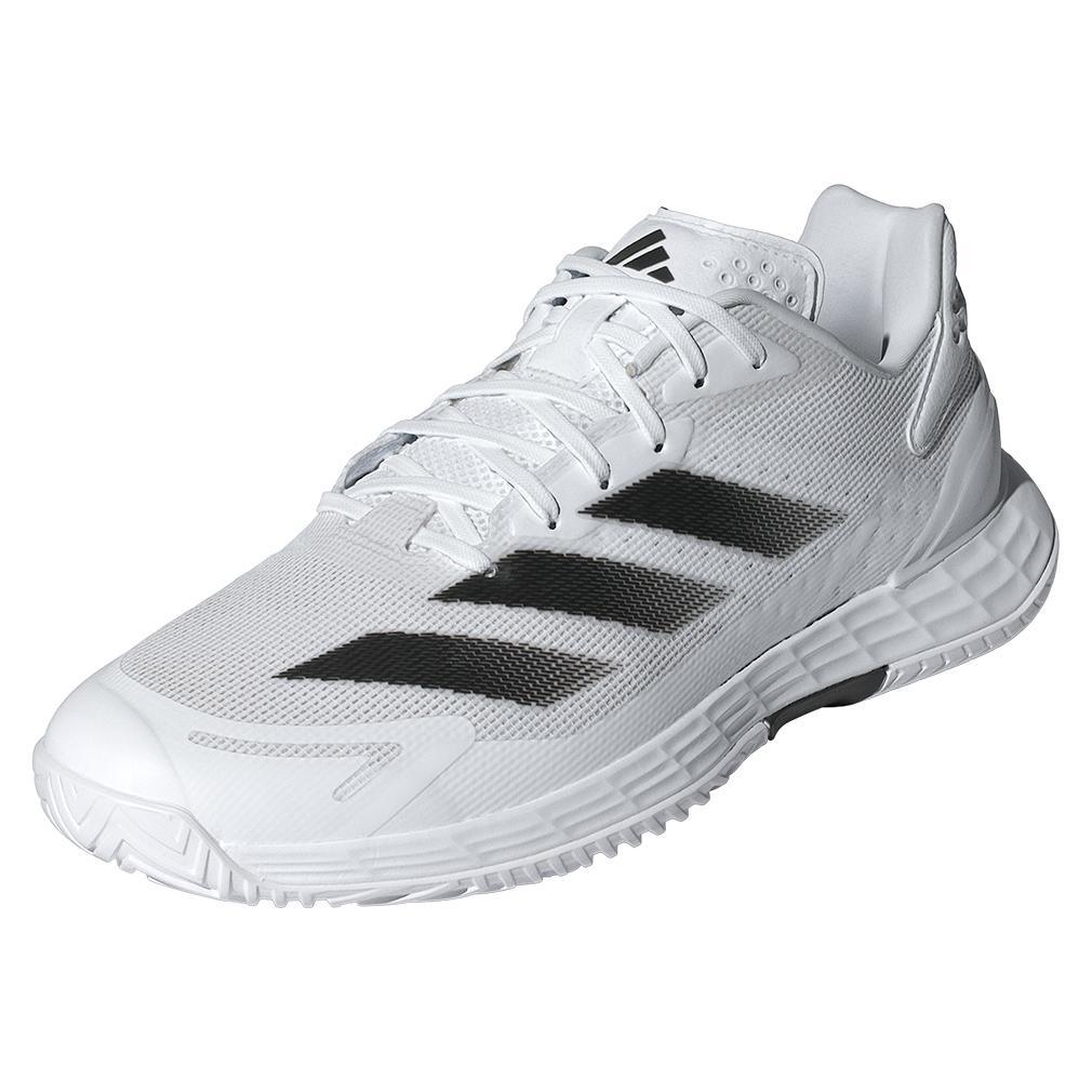 Mens Defiant Speed 2 Tennis Shoes White and Core Black Top Tennis Shoes ADIDAS 7 White