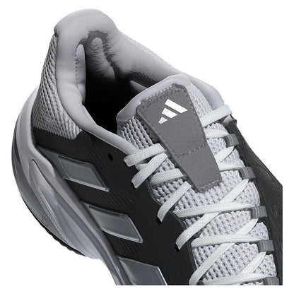 Men's Barricade 13 Tennis Shoes Core Black and White Tournament Gear ADIDAS