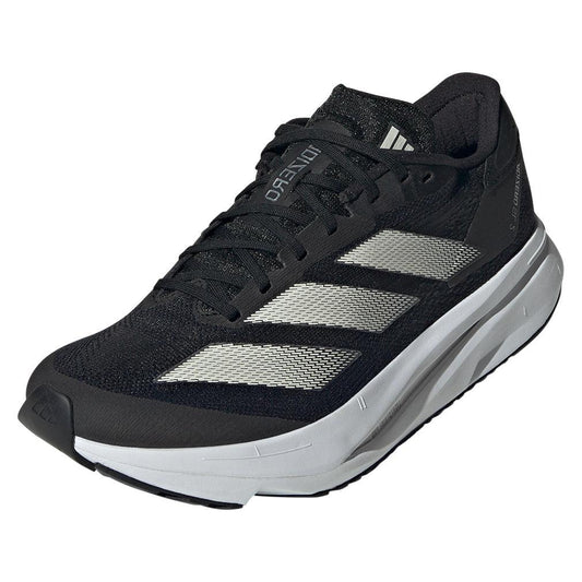 Women`s Adizero SL2 Running Shoes Core Black and Zero Metallic ADIDAS 6 Black