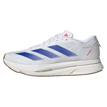 Men`s Adizero SL2 Running Shoes White and Team Royal Blue ADIDAS
