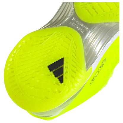 Women`s Avacourt 2 Tennis Shoes Lucid Lemon and White ADIDAS
