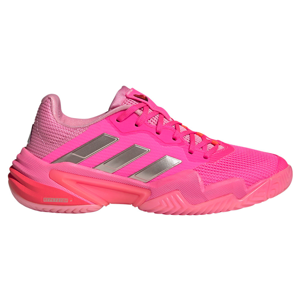 Women`s Barricade 13 Tennis Shoes Lucid Pink and Bliss Pink ADIDAS