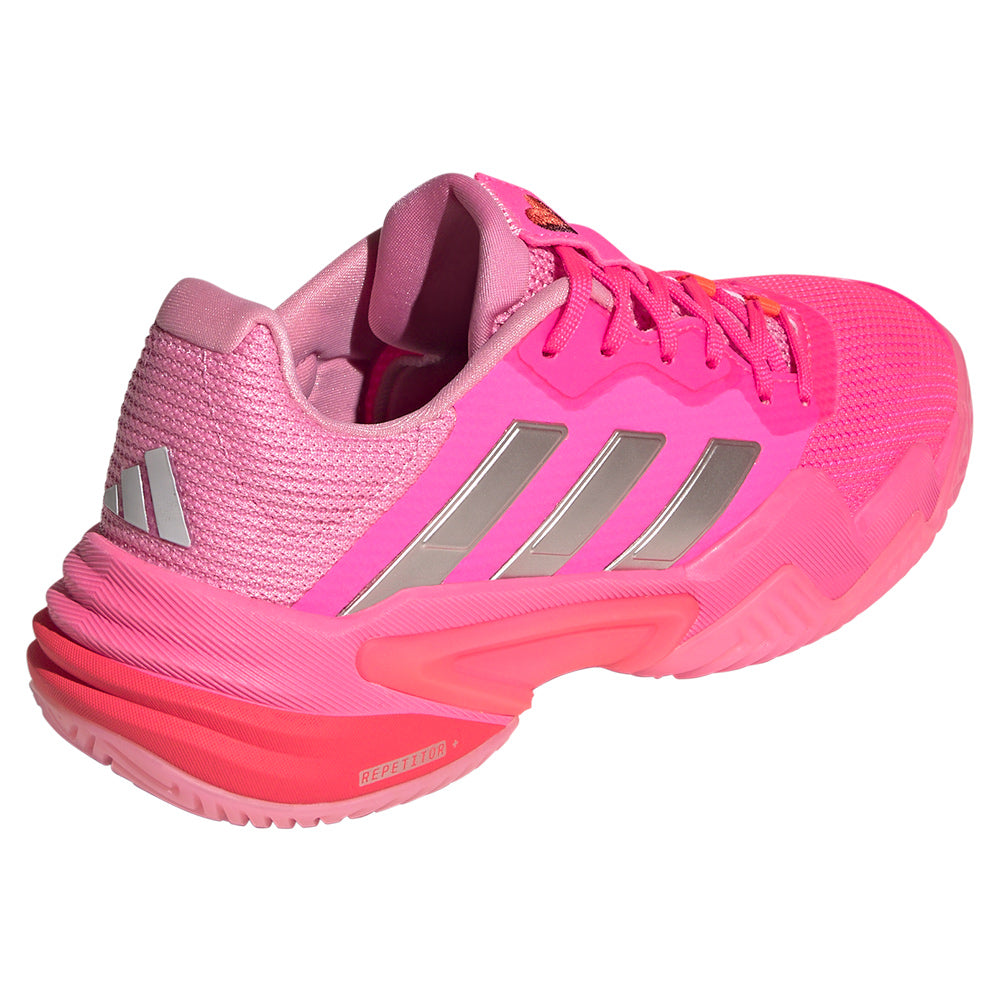 Women`s Barricade 13 Tennis Shoes Lucid Pink and Bliss Pink ADIDAS