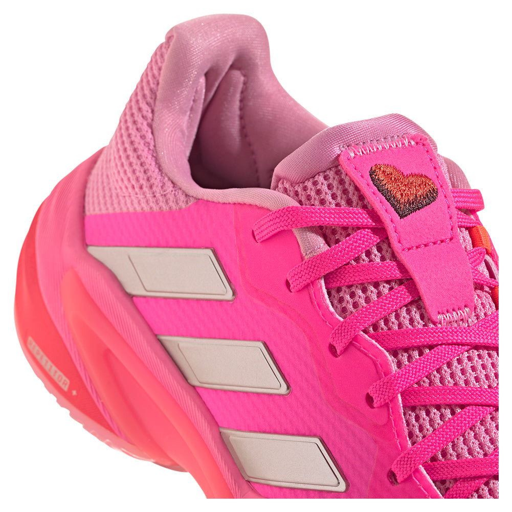 Women`s Barricade 13 Tennis Shoes Lucid Pink and Bliss Pink ADIDAS