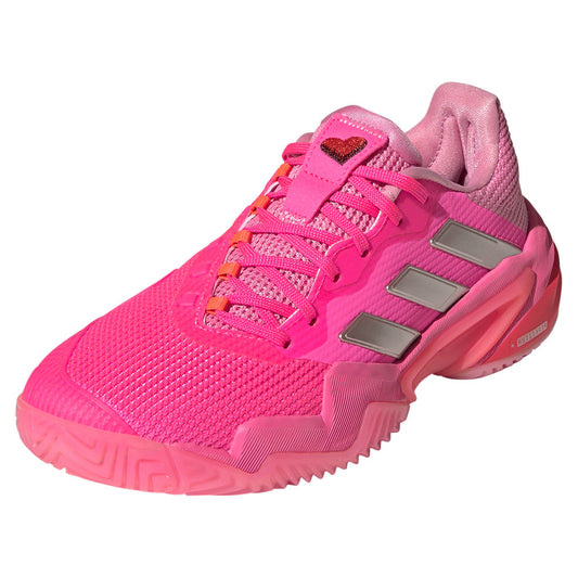 Women`s Barricade 13 Tennis Shoes Lucid Pink and Bliss Pink ADIDAS 11 Pink