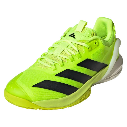 Men`s Adizero Cybersonic 2 Tennis Shoes Lucid Lemon and Core Black ADIDAS 6.5 Green