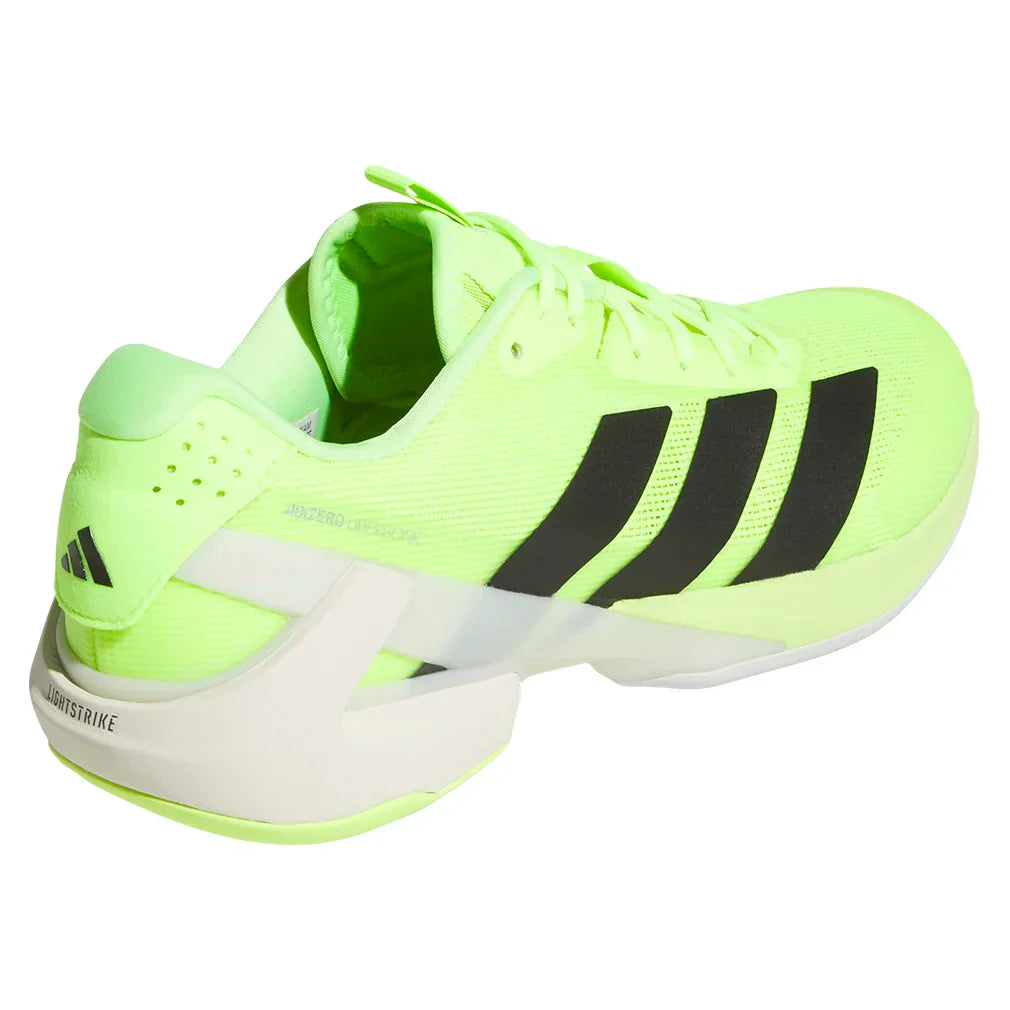 Men`s Adizero Ubersonic 5 Tennis Shoes Lucid Lemon and Core Black ADIDAS