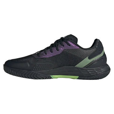 Men`s Defiant Speed 2 Tennis Shoes Lucid Lemon and Core Black ADIDAS