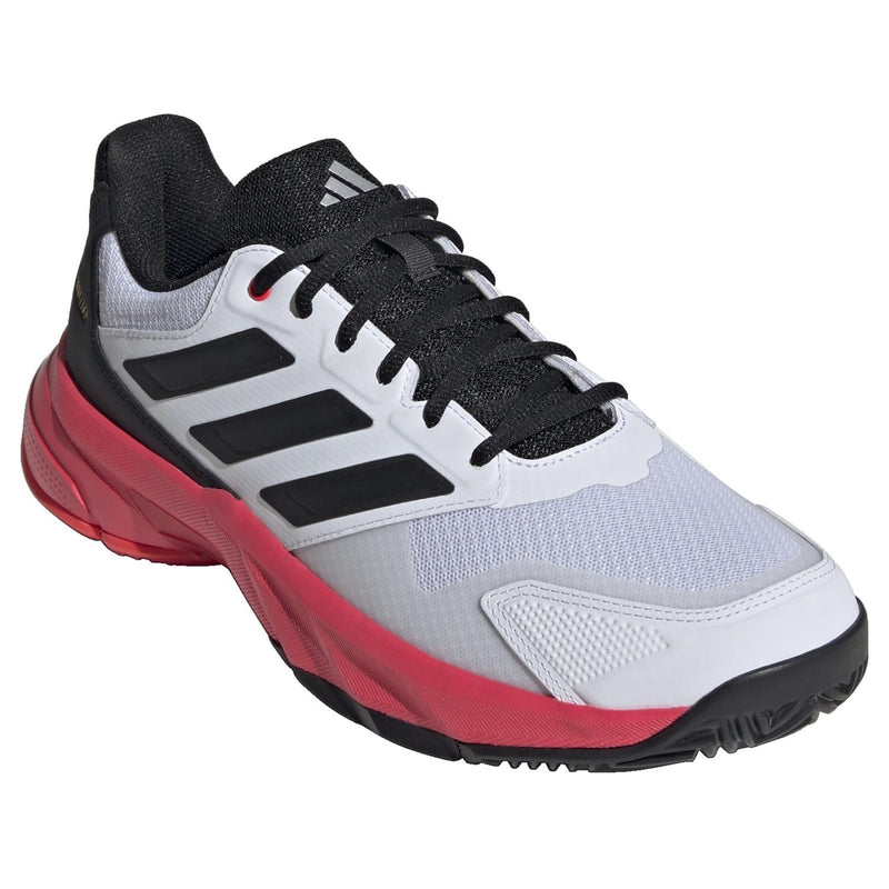 Cargue la imagen en el visor de la galería, ADIDAS COURTJAM Control M White/Black/Red Padel Shoes
