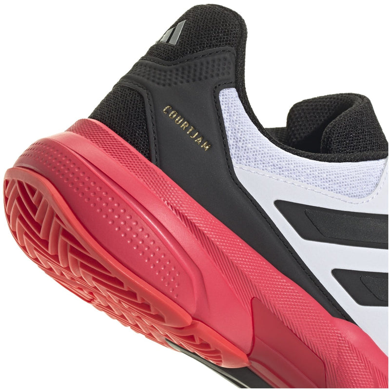 Cargue la imagen en el visor de la galería, ADIDAS COURTJAM Control M White/Black/Red Padel Shoes
