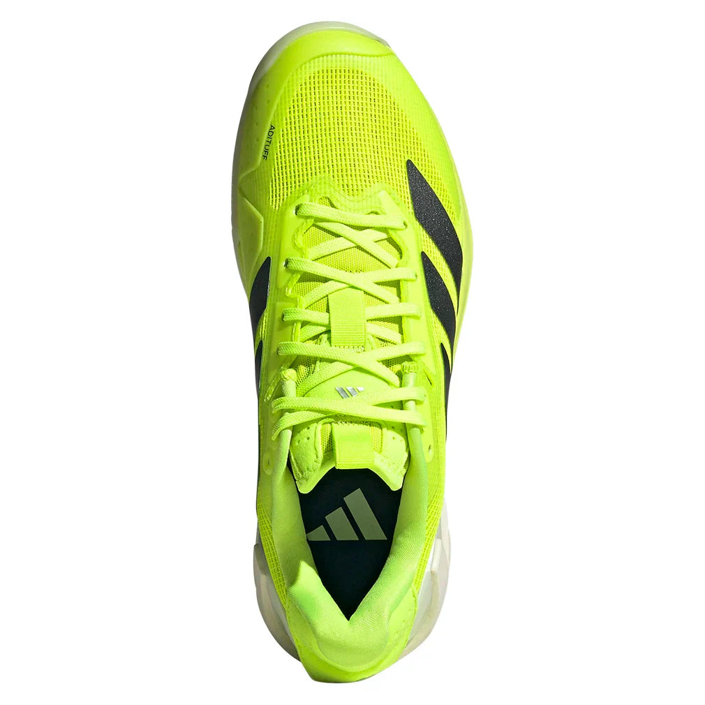 Women`s Adizero Ubersonic 5 Tennis Shoes Lucid Lemon and Powder Yellow ADIDAS