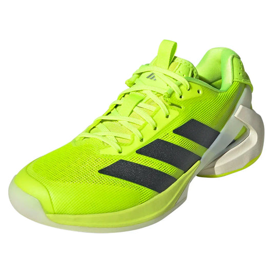 Women`s Adizero Ubersonic 5 Tennis Shoes Lucid Lemon and Powder Yellow ADIDAS 5 Yellow