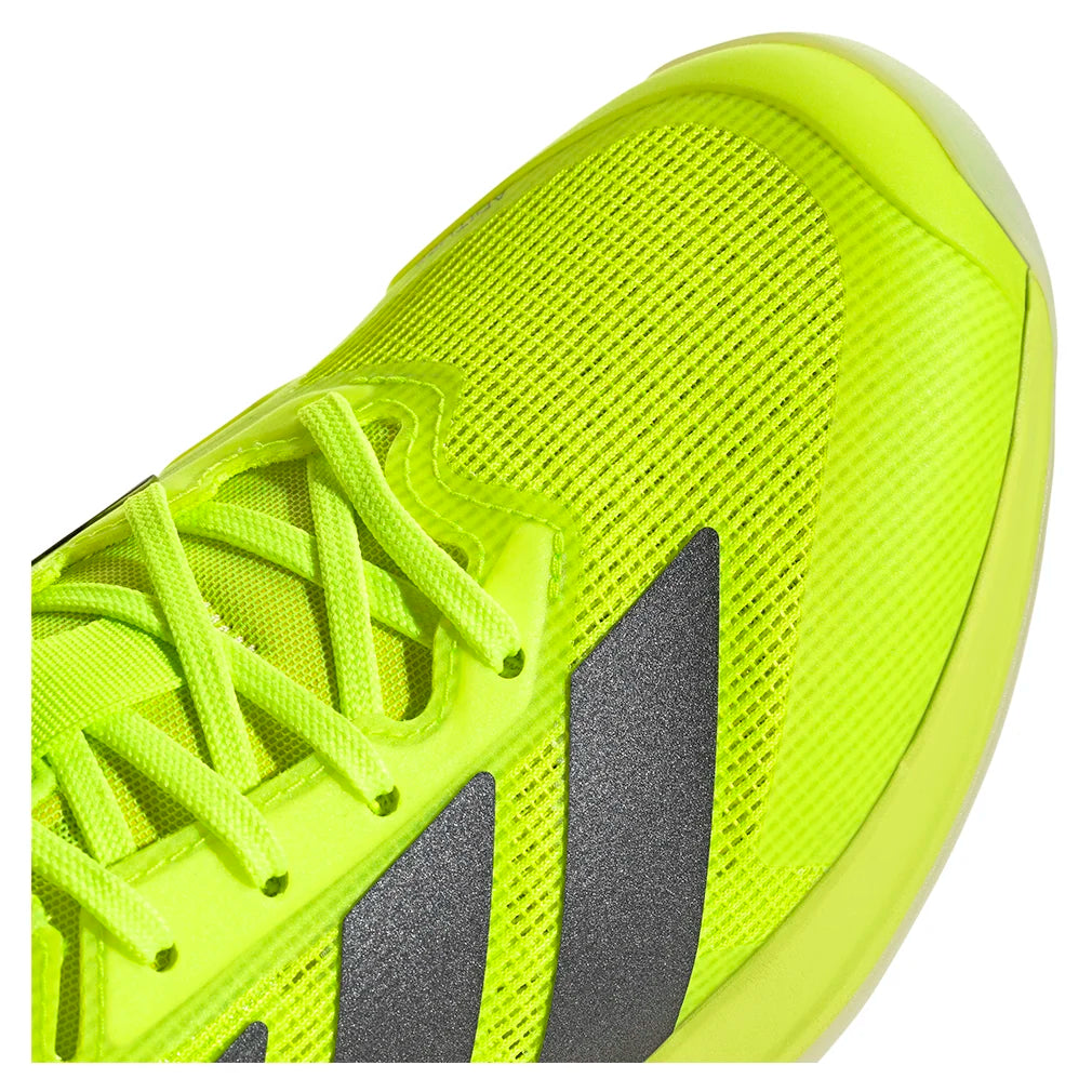 Women`s Adizero Ubersonic 5 Tennis Shoes Lucid Lemon and Powder Yellow ADIDAS