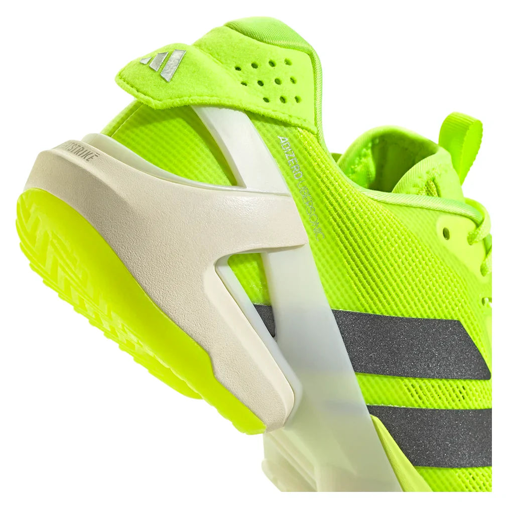 Women`s Adizero Ubersonic 5 Tennis Shoes Lucid Lemon and Powder Yellow ADIDAS