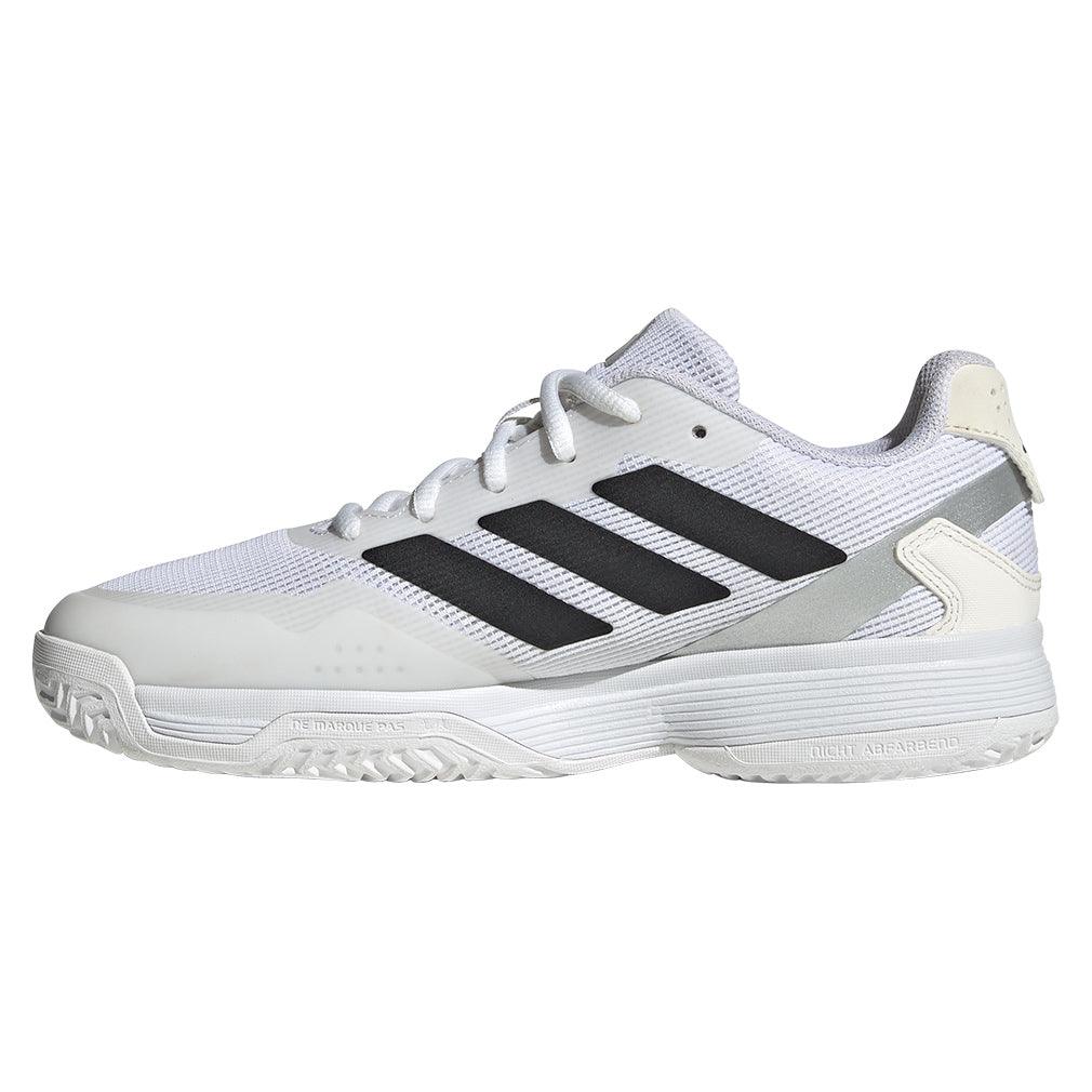 Junior`s Ubersonic Tennis Shoes White and Core Black ADIDAS