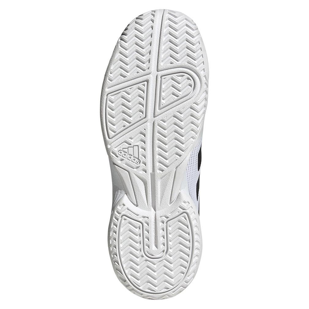 Junior`s Ubersonic Tennis Shoes White and Core Black ADIDAS