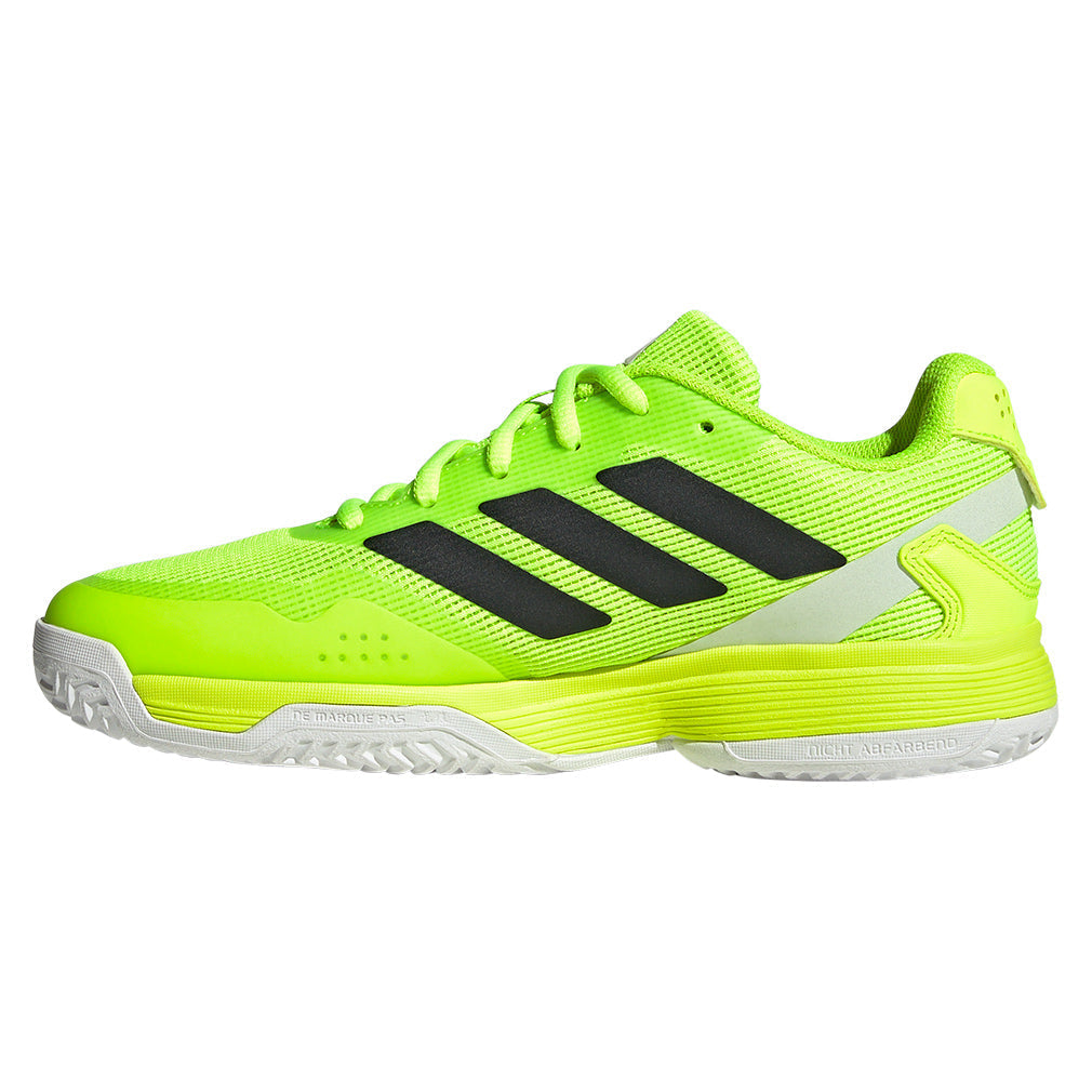 Junior`s Ubersonic Tennis Shoes Lucid Lemon and Core Black ADIDAS