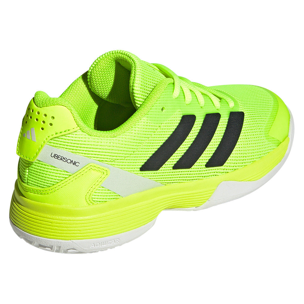 Junior`s Ubersonic Tennis Shoes Lucid Lemon and Core Black ADIDAS