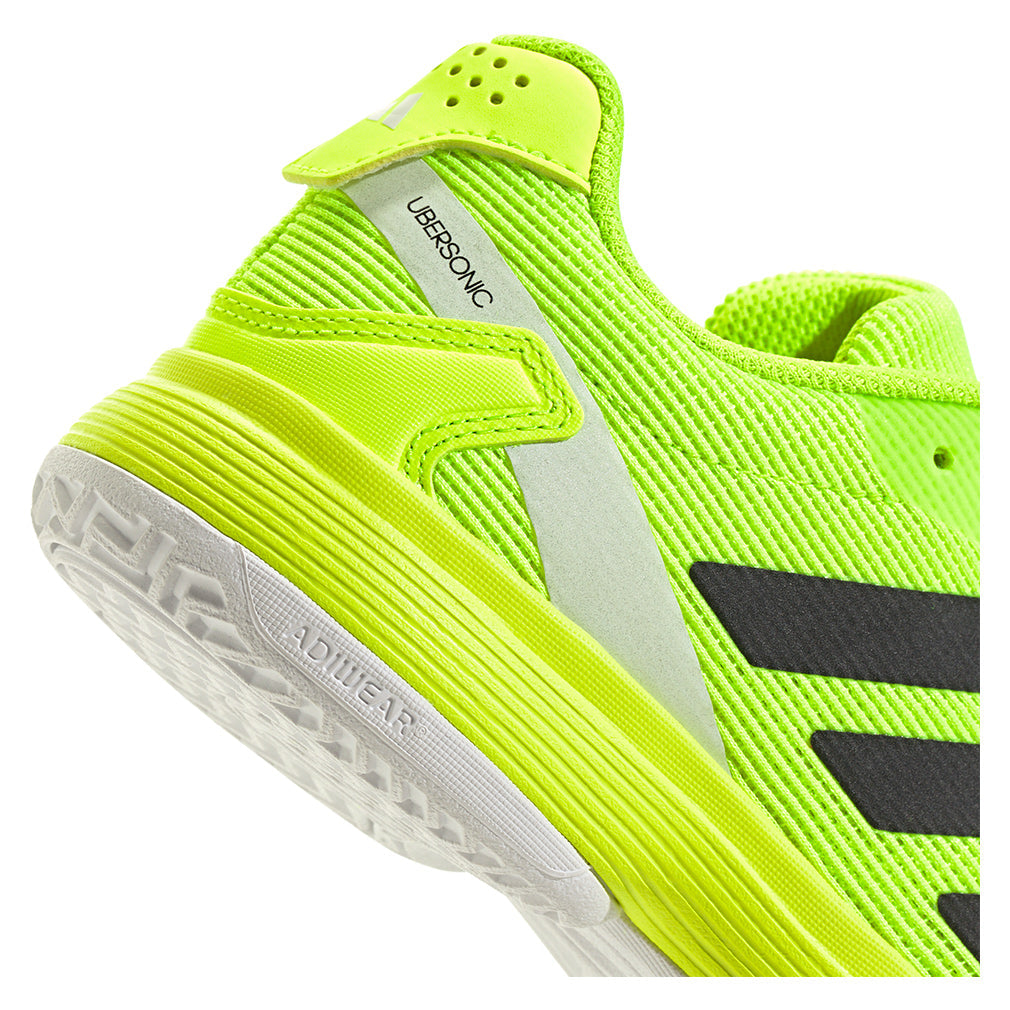 Junior`s Ubersonic Tennis Shoes Lucid Lemon and Core Black ADIDAS