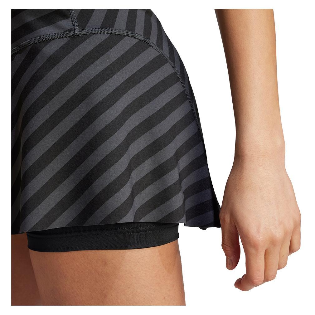 Women`s Aero Ready Match Reversible Tennis Skort Carbon WOMENS APPAREL ADIDAS