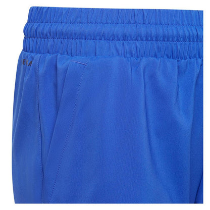 Boys' Club 3 Stripe Tennis Short Lucid Blue Boys Apparel ADIDAS