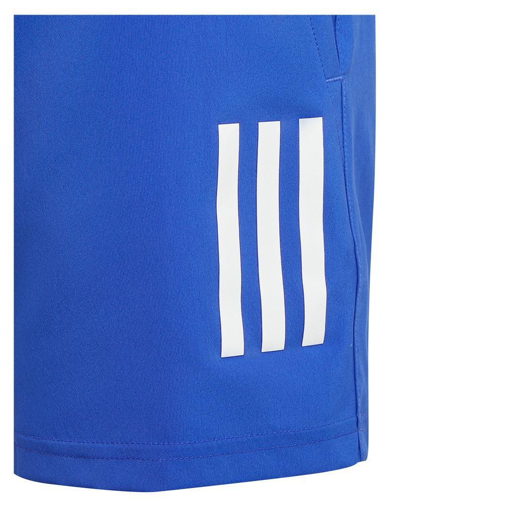 Boys' Club 3 Stripe Tennis Short Lucid Blue Boys Apparel ADIDAS